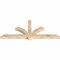 Ekena Millwork Redmond Rough Sawn Timber Gable Bracket, Douglas Fir, 72"W x 30"H x 4"D x 4"F, 10/12 Pitch GBW072X30X0404RED00RDF - alternate 4